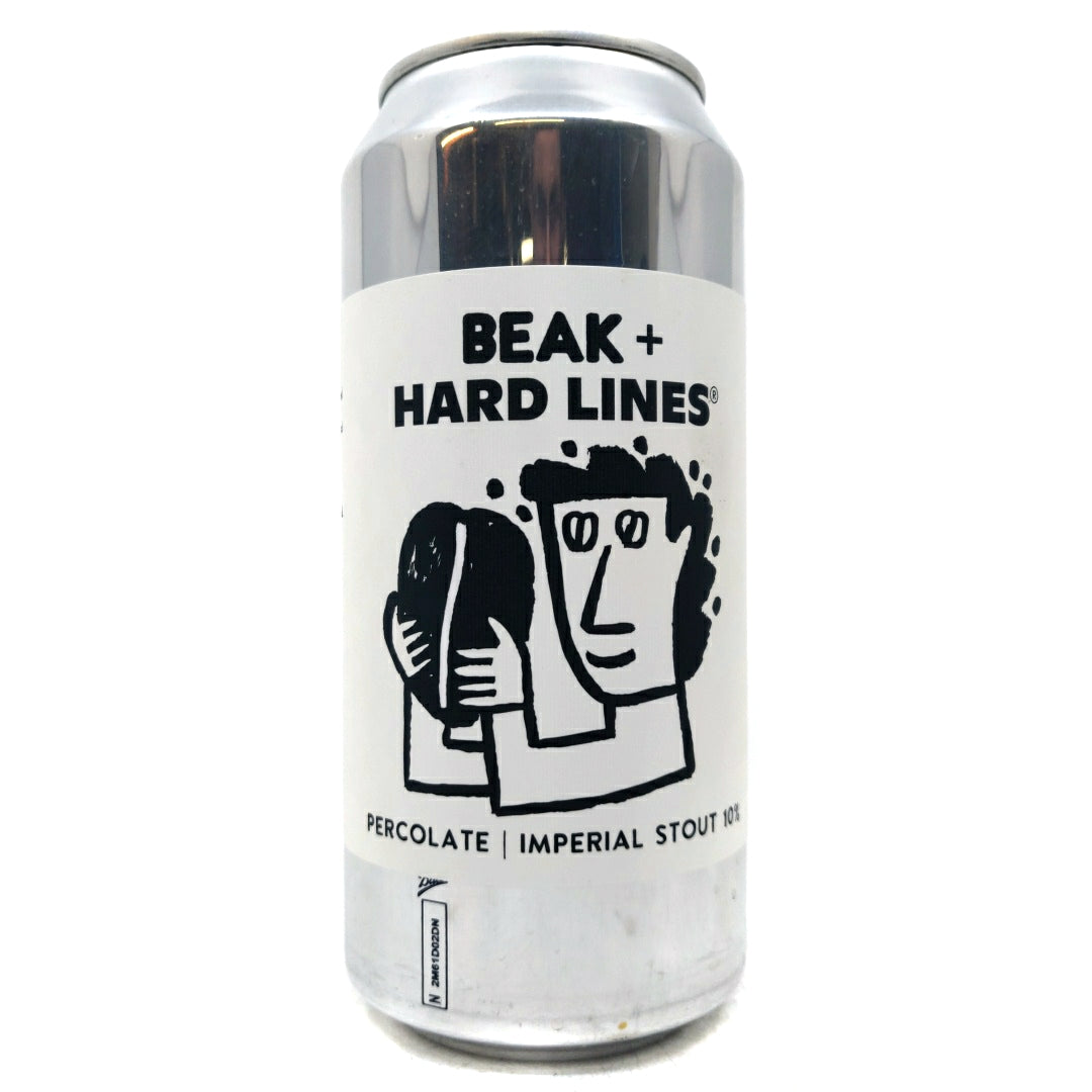 Beak Brewery Percolate Imperial Stout 10% (440ml can)-Hop Burns & Black
