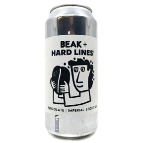 Beak Brewery Percolate Imperial Stout 10% (440ml can)-Hop Burns & Black