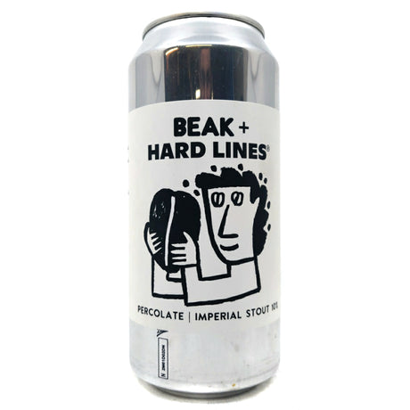 Beak Brewery Percolate Imperial Stout 10% (440ml can)-Hop Burns & Black
