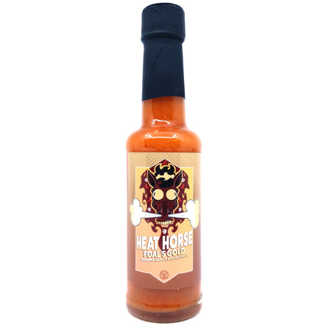Heat Horse Foal's Gold Pineapple, Maple & Miso Hot Sauce (150ml)-Hop Burns & Black