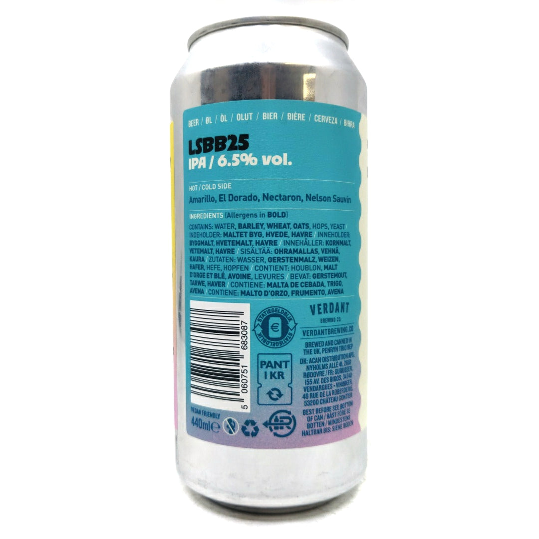 Verdant x DEYA x Left Handed Giant LSBB25 IPA 6.5% (440ml can)-Hop Burns & Black