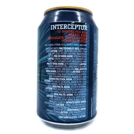 Emperor's Brewery BA Interceptor Imperial Porter 14.3% (330ml can)-Hop Burns & Black