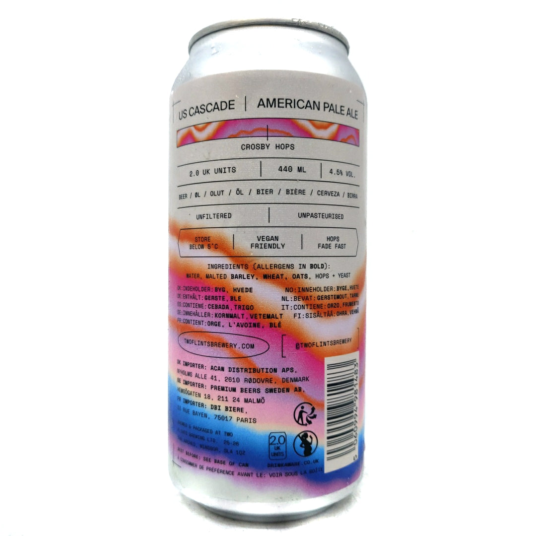 Two Flints x Duration US Cascade Hazy Pale Ale 4.5% (440ml can)