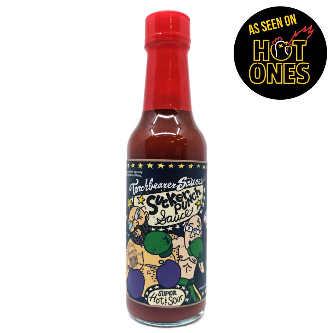 Torchbearer Sucker Punch Hot Sauce (148ml)-Hop Burns & Black