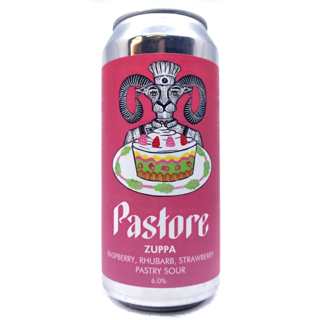 Pastore Zuppa Trifle Pastry Sour 6% (440ml can)-Hop Burns & Black