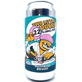 Bluntrock Two Little Ducks Small Beer 2.2% (440ml can)-Hop Burns & Black
