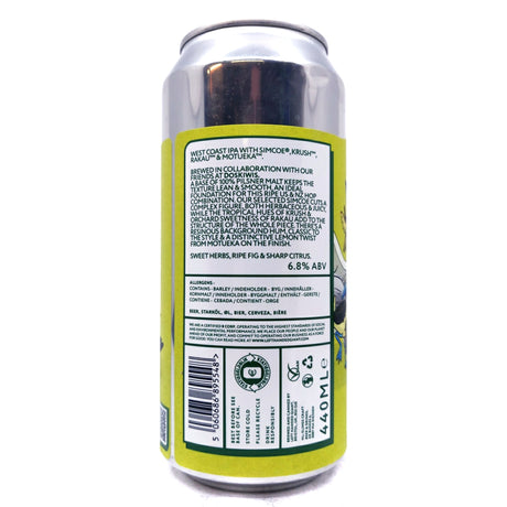 Left Handed Giant x Doskiwis I Like Not Knowing West Coast IPA 6.8% (440ml can)-Hop Burns & Black