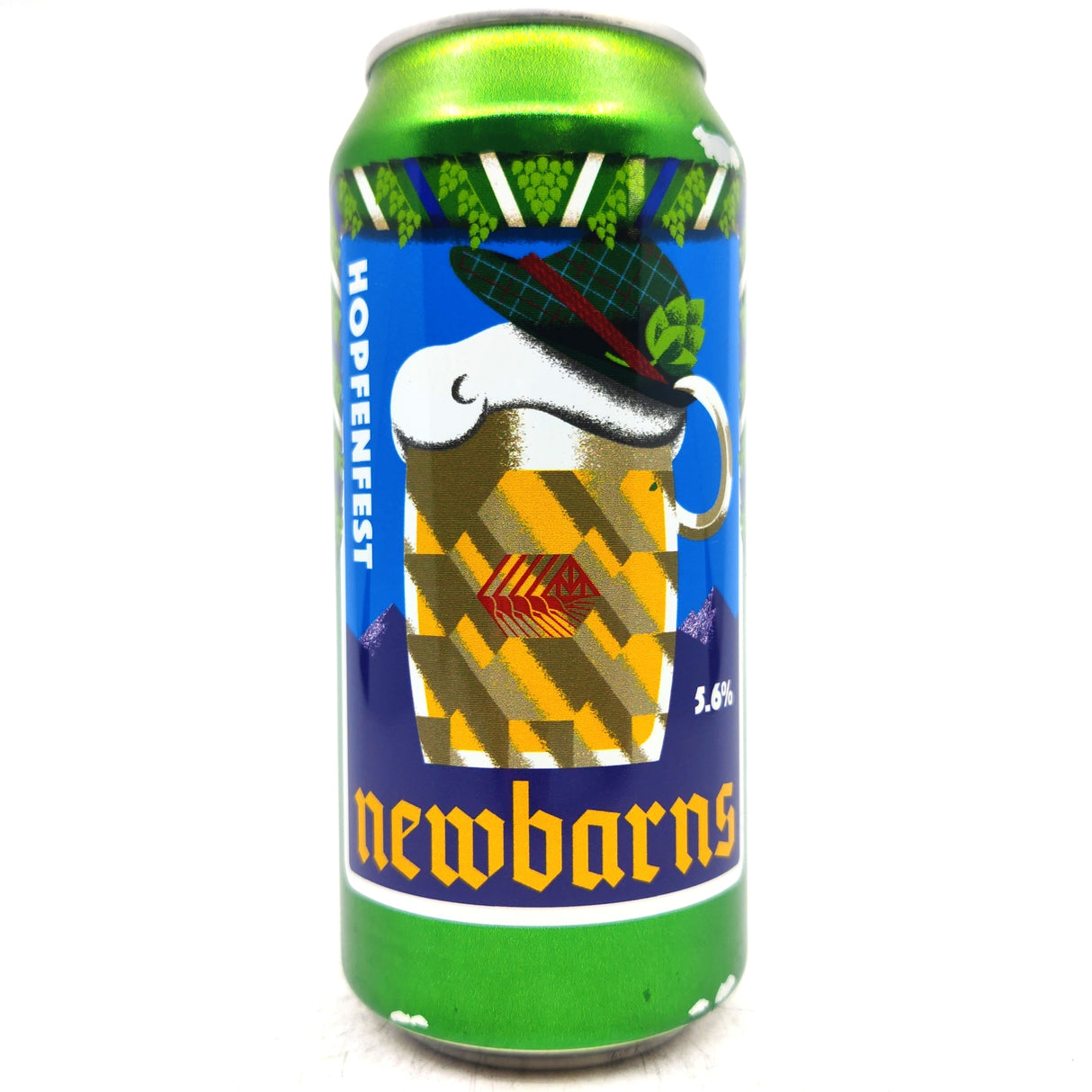 Newbarns Hopfenfest 5.6% (440ml can)-Hop Burns & Black