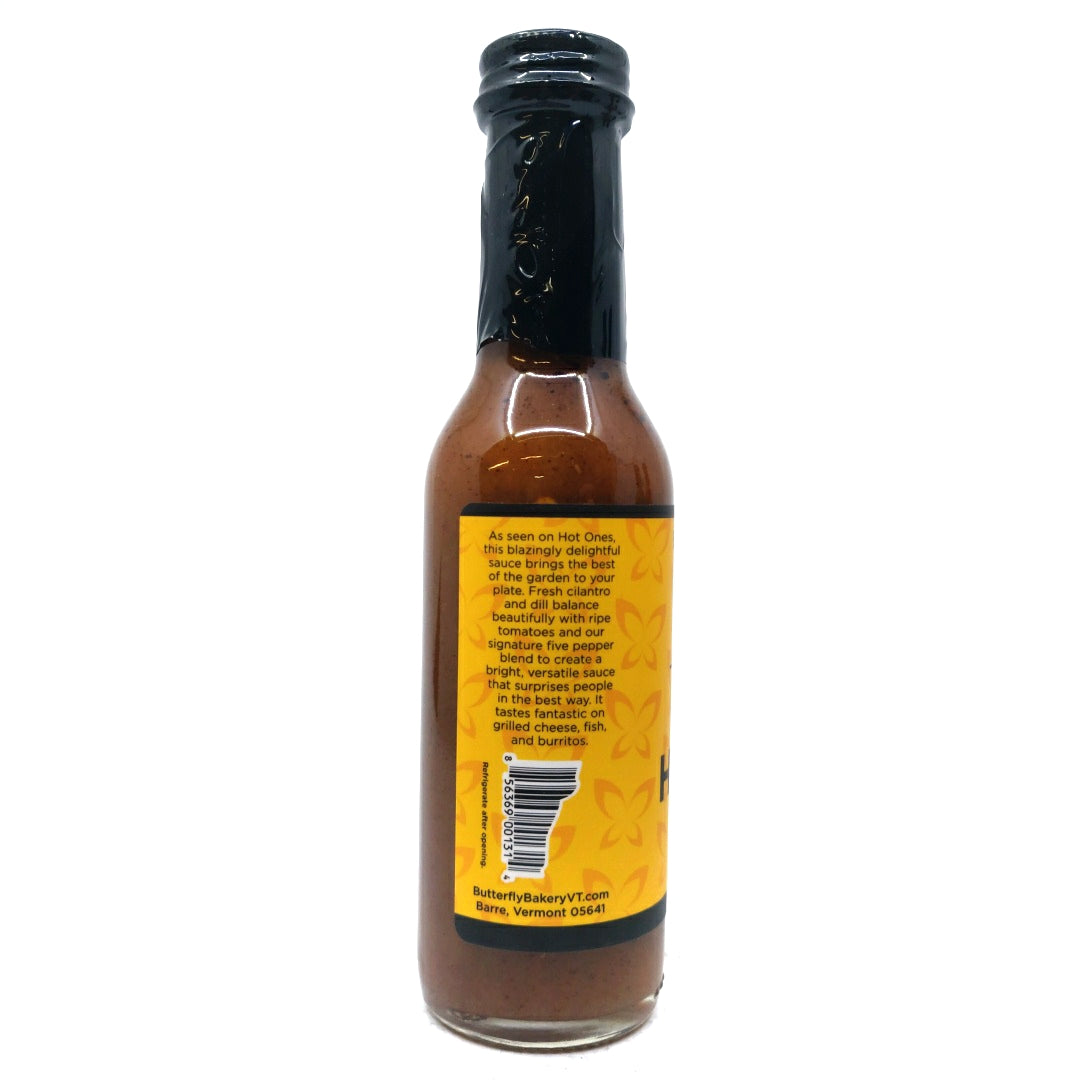 Butterfly Bakery Hot House Sauce (148ml)-Hop Burns & Black