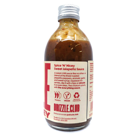 Drizzle Spice 'N' Nicey Chilli Sauce (300ml)-Hop Burns & Black