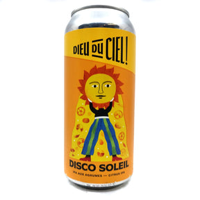 Dieu du Ciel Disco Soleil IPA 6.5% (473ml can)-Hop Burns & Black