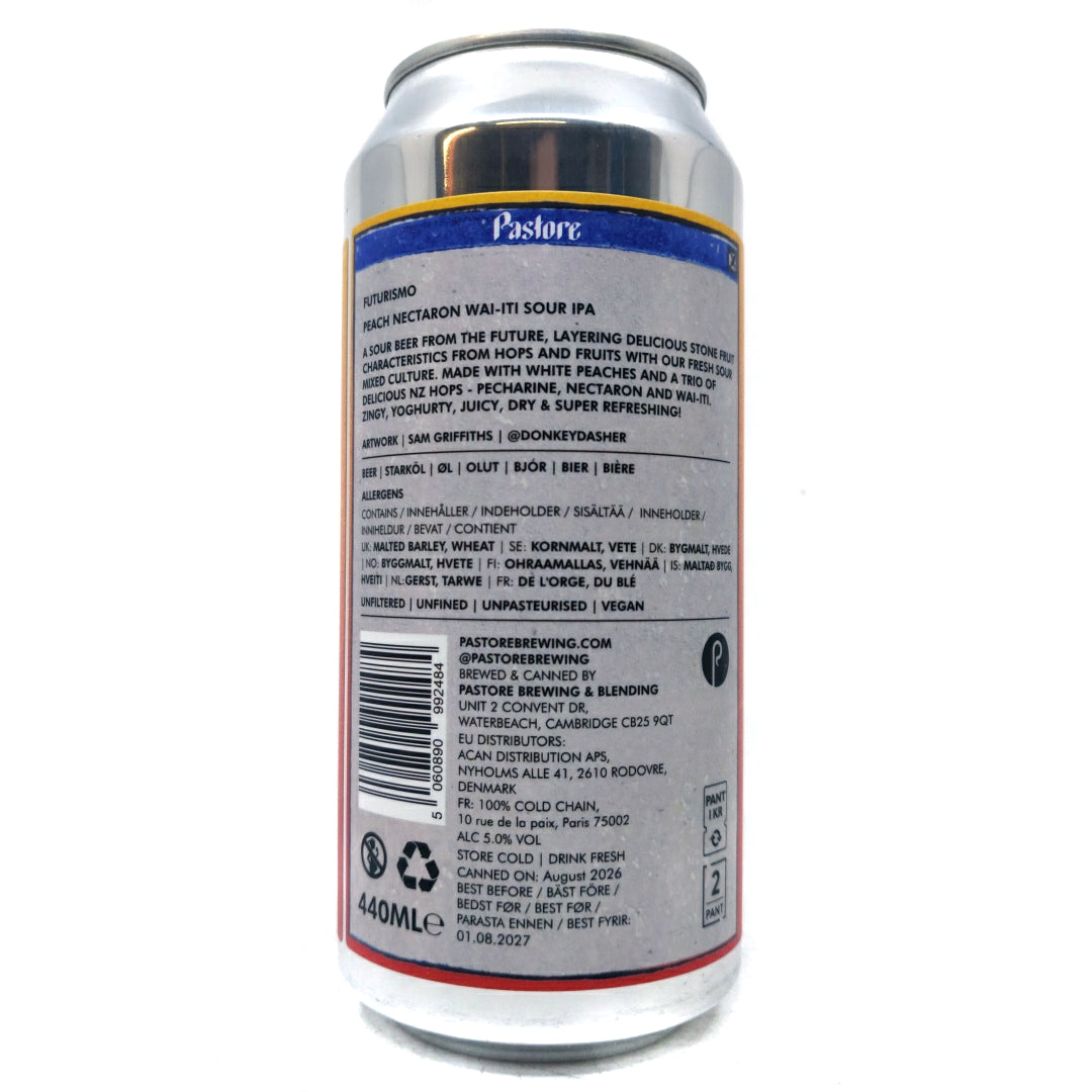 Pastore Futurismo Peach Sour IPA 5% (440ml can)