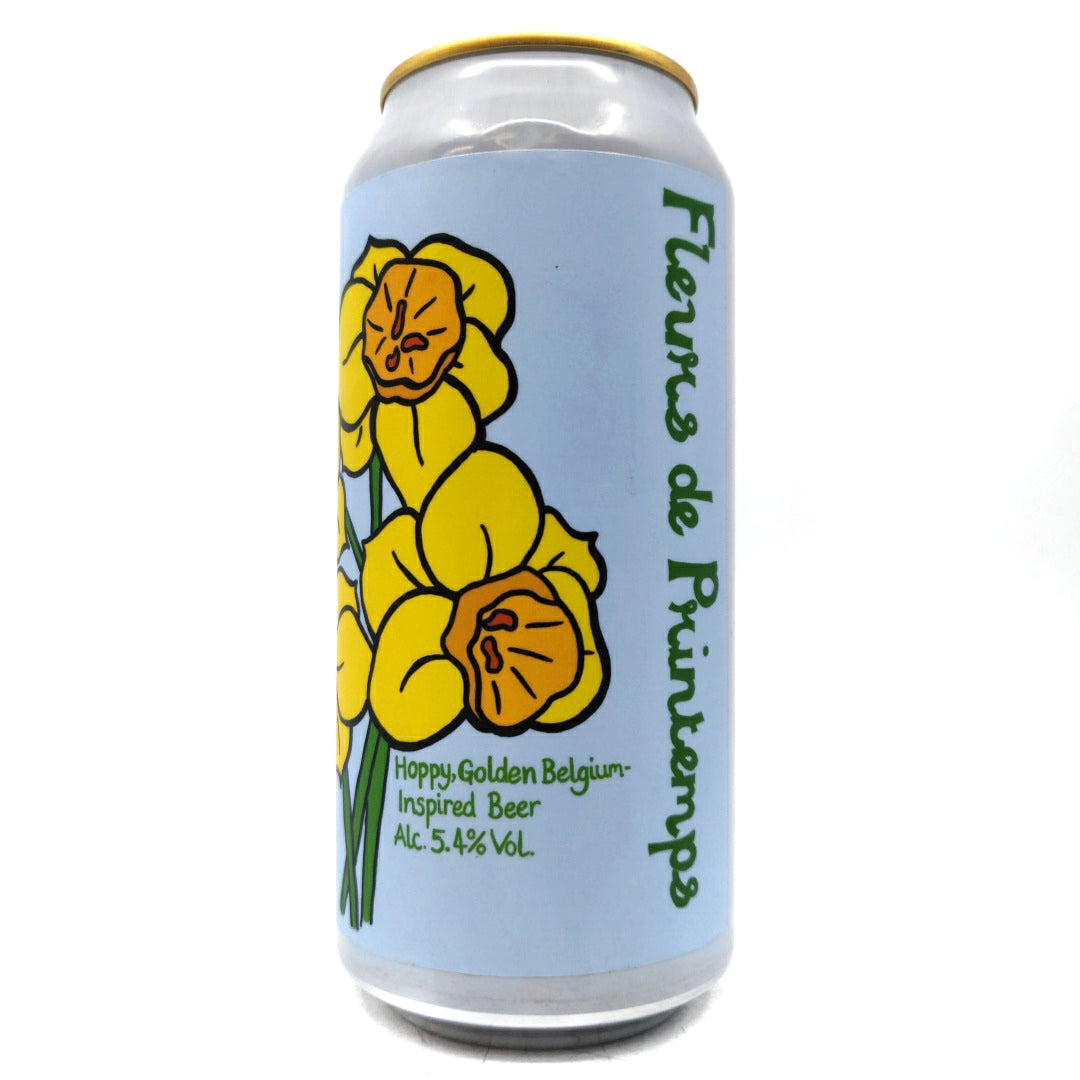 St Mars Of The Desert Fleurs De Printemps Belgian Blond 5.4% (440ml can)-Hop Burns & Black