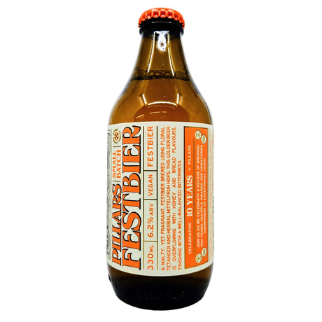 Pillars Festbier 6% (330ml)-Hop Burns & Black