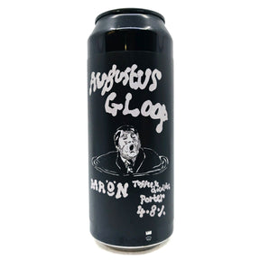 Baron Brewing Augustus Gloop Porter 4.8% (500ml can)-Hop Burns & Black