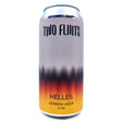 Two Flints Helles 4.5% (440ml can)-Hop Burns & Black