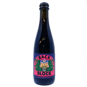 Garage Project Back Block Blended Manuka Wild Ale 6.7% (375ml)-Hop Burns & Black