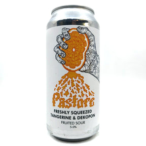 Pastore Freshly Squeezed Tangerine & Dekopon Sour 5% (440ml can)-Hop Burns & Black