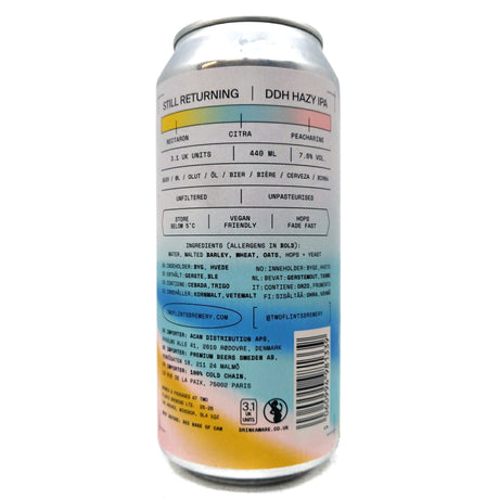 Two Flints x Track Still Returning DDH Hazy IPA 7% (440ml can)