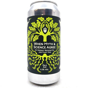Verdant When Myth & Science Agree Pale Ale 5.2% (440ml can)-Hop Burns & Black