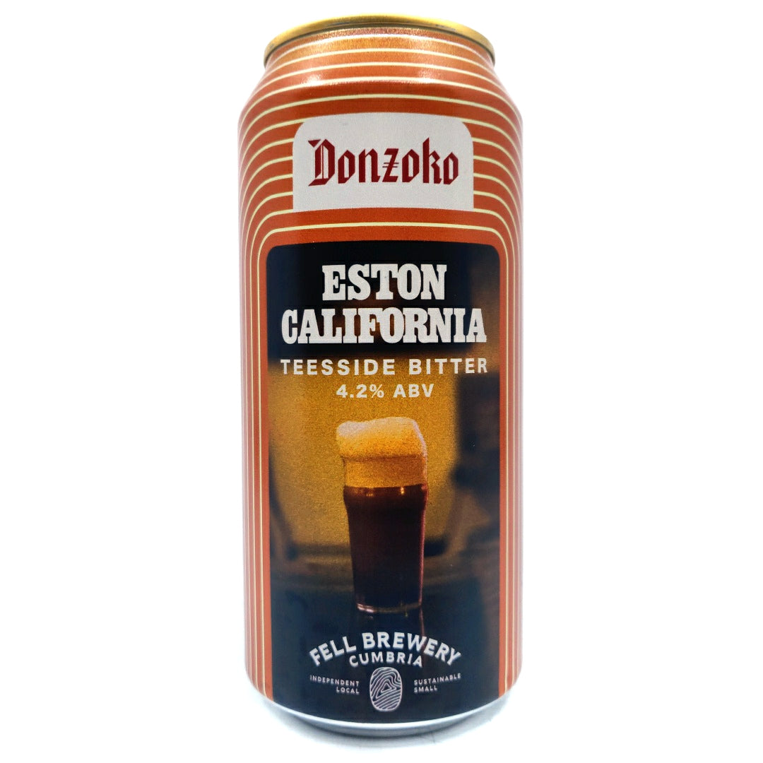 Donzoko x Fell Brewery Eston California Teeside Bitter 4.8% (440ml can)-Hop Burns & Black