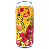 Burning Sky Let's Go Away Pale Ale 4% (440ml can)-Hop Burns & Black
