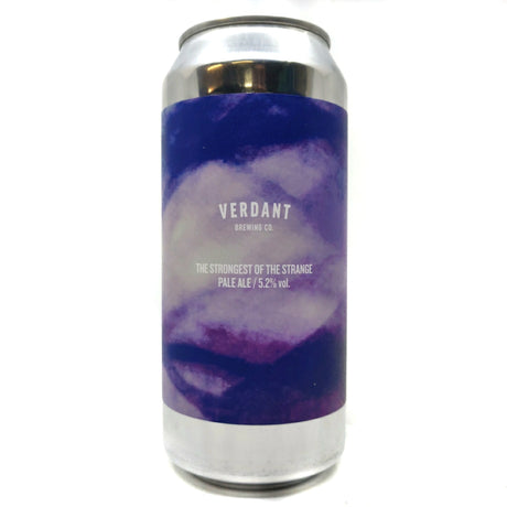 Verdant The Strongest of the Strange Pale Ale 5.2% (440ml can)-Hop Burns & Black