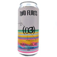 Two Flints Parallel #3 Citra, Mosaic, Nelson, Nectaron Double IPA 8% (440ml can)-Hop Burns & Black