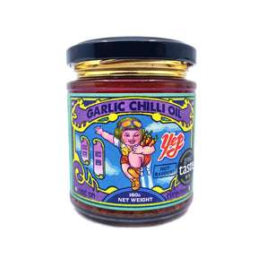 Yep Kitchen Garlic Chilli Oil (150g)-Hop Burns & Black