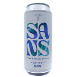 Track Sans AF Alcohol Free IPA 0.5% (440ml can)-Hop Burns & Black