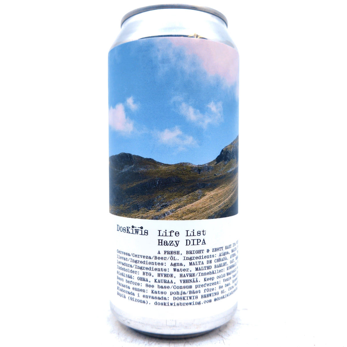 Doskiwis Twitching Hazy IPA 6.4% (440ml can)-Hop Burns & Black