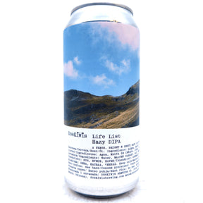 Doskiwis Life List Hazy Double IPA 7.6% (440ml can)-Hop Burns & Black