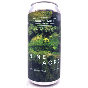 Burnt Mill Nine Acre West Coast Pale Ale 5% (440ml can)-Hop Burns & Black