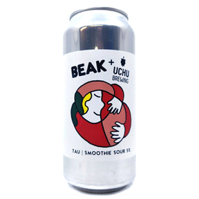 Beak Brewery x Uchu Tau Smoothie Sour 5% (440ml can)-Hop Burns & Black