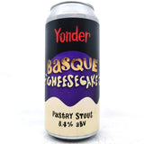 Yonder Basque Cheesecake Imperial Pastry Stout 8.4% (440ml can)-Hop Burns & Black