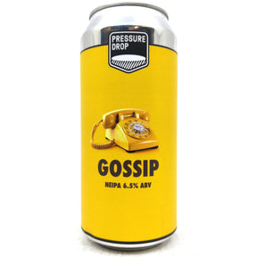 Pressure Drop Gossip New England IPA 6.5% (440ml can)-Hop Burns & Black