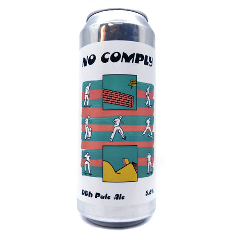 Baron Brewing No Comply DDH Pale Ale 5.8% (500ml can)-Hop Burns & Black