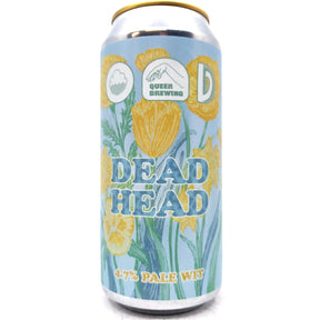 Queer Brewing x Cloudwater x Duration Deadhead Pale Wit 4.7% (440ml can)-Hop Burns & Black
