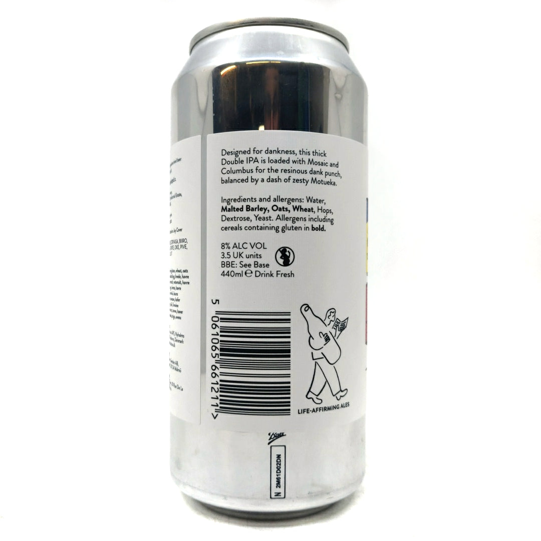 Beak Brewery Affine Double IPA 8% (440ml can)-Hop Burns & Black