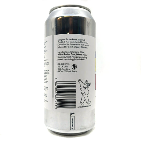 Beak Brewery Affine Double IPA 8% (440ml can)-Hop Burns & Black