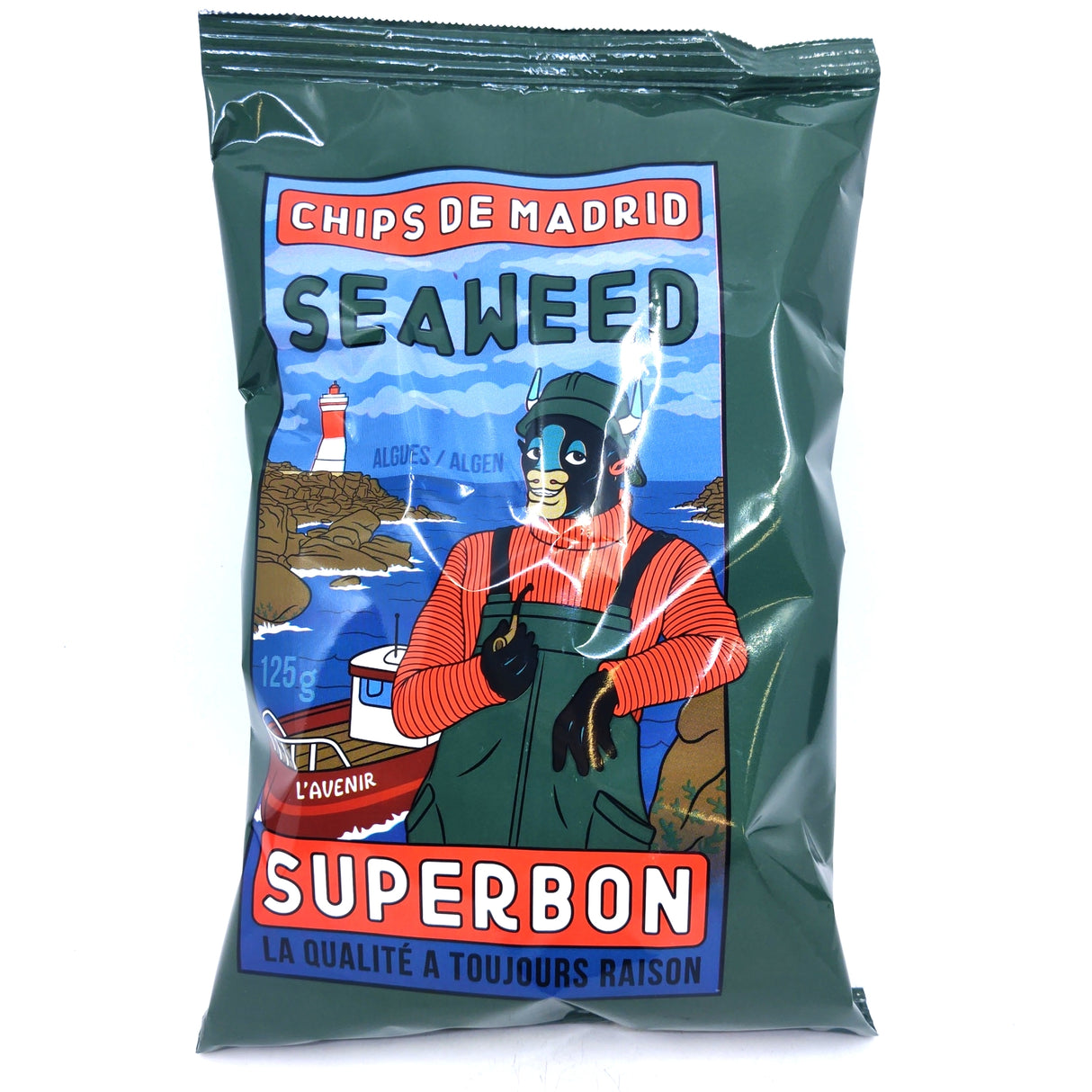 Superbon Seaweed Crisps (135g)-Hop Burns & Black