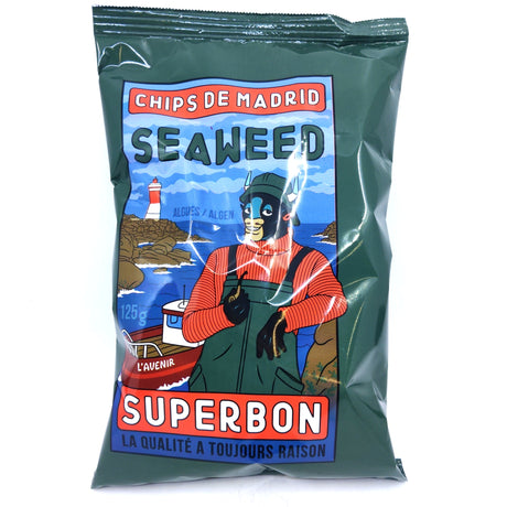 Superbon Seaweed Crisps (135g)-Hop Burns & Black