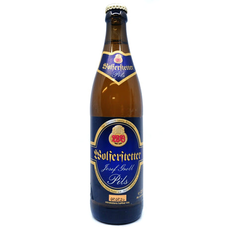 Wolferstetter Josef Groll Pilsner 4.9% (500ml)-Hop Burns & Black