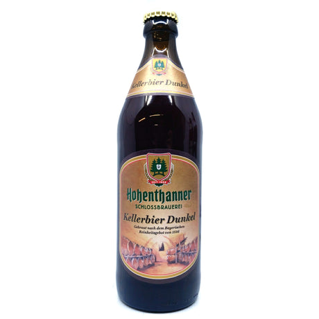 Hohenthanner Kellerbier Dunkel 5.7% (500ml)-Hop Burns & Black