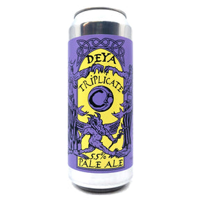 DEYA Triplicate C Pale Ale 5.5% (500ml can)-Hop Burns & Black
