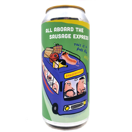 Pretty Decent All Aboard The Sausage Express Pale Ale 4.5% (440ml can)-Hop Burns & Black