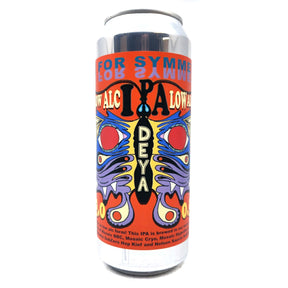 DEYA Eye For Symmetry Low Alcohol Pale Ale 0.5% (500ml can)-Hop Burns & Black