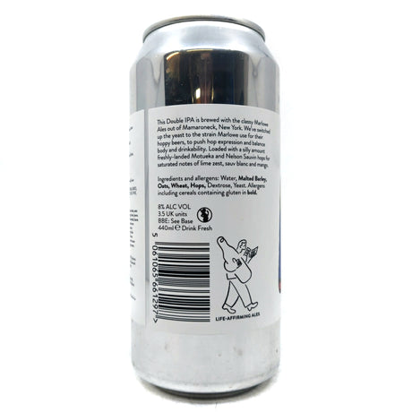 Beak Brewery x Marlowe Ales Yeahnoyeah Double IPA 8% (440ml can)-Hop Burns & Black