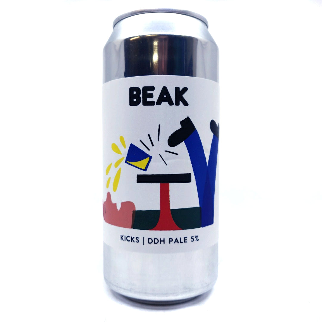 Beak Brewery Kicks Pale Ale 5% (440ml can)-Hop Burns & Black