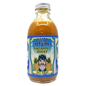 Elliot Eastwick's Pineapple Ghost Hot Sauce (200ml)-Hop Burns & Black